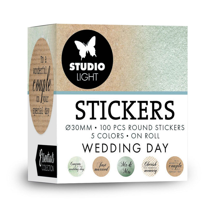 Studio light • essentials ø30mm stickers wedding day