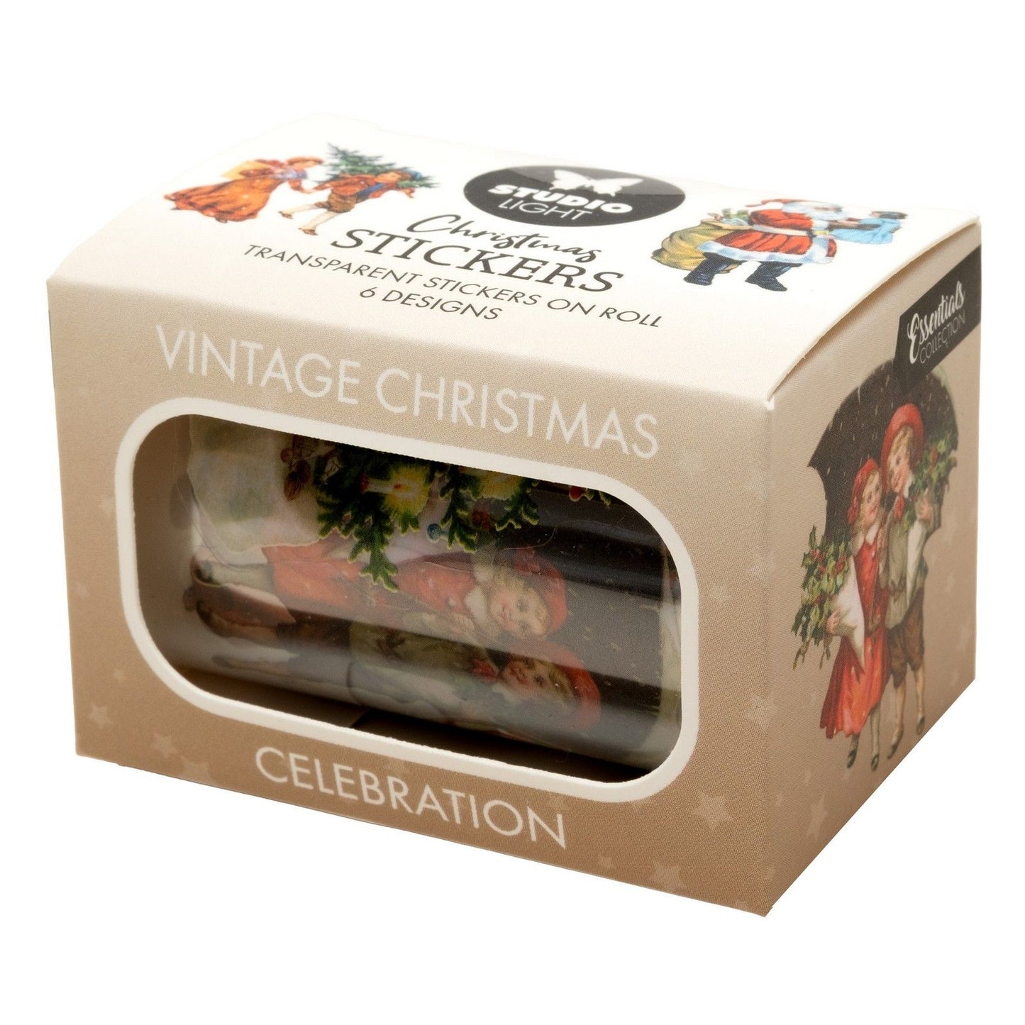 Studio light • essentials clear stickers vintage greens 6 designs