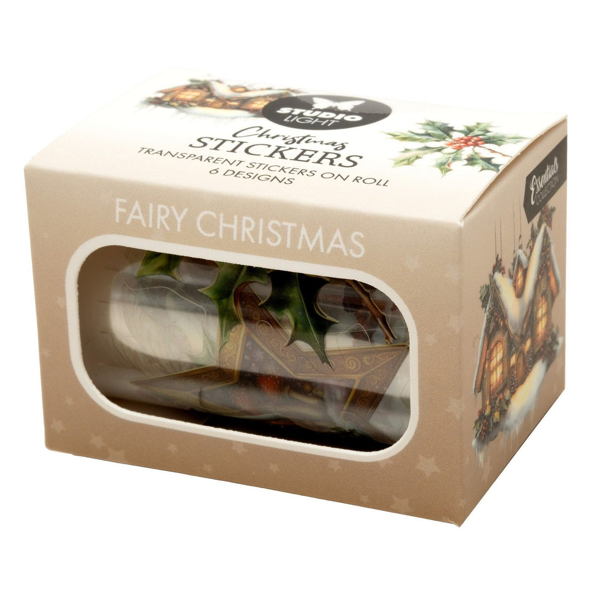 Studio light • essentials clear stickers fairy christmas 6 designs
