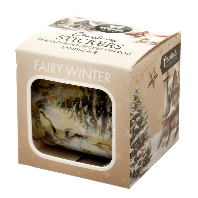 Studio light • essentials clear stickers fairy winter on a roll