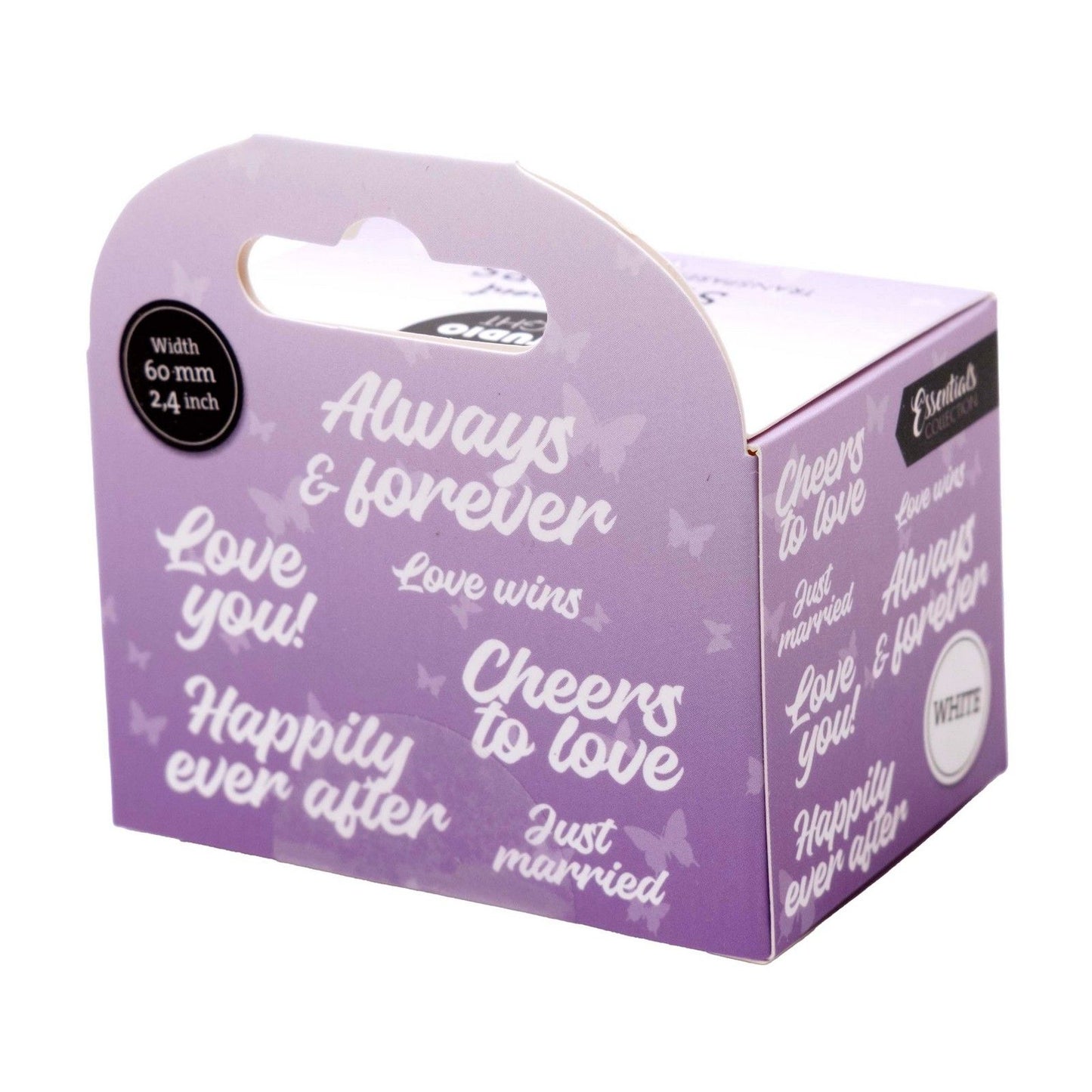 Studio light • essentials clear stickers white happily ever after