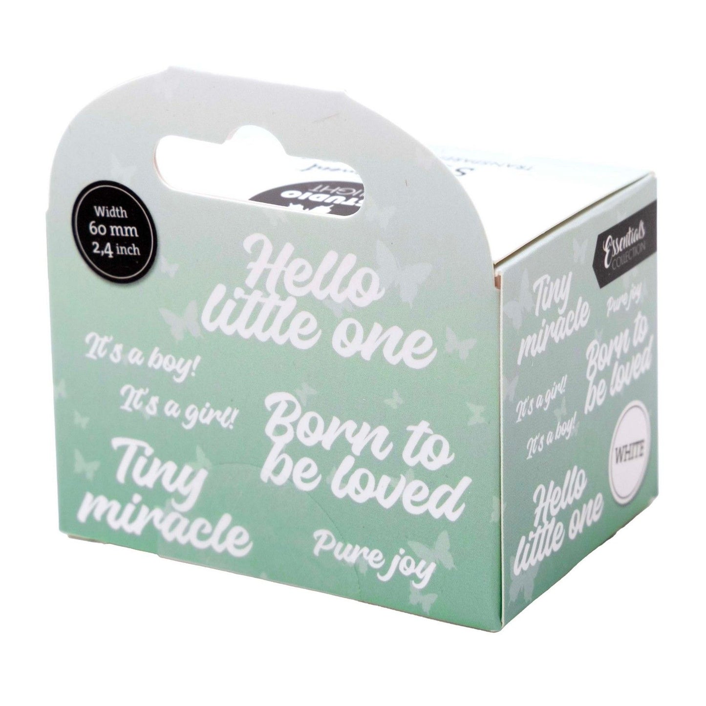Studio light • essentials clear stickers white tiny miracle