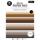 Studio light • essentials unicolor paper pad shades of brown - afbeelding 1