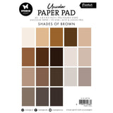 Studio light • essentials unicolor paper pad shades of brown - afbeelding 2