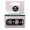 Studio light • essentials washi tape black white nl silver