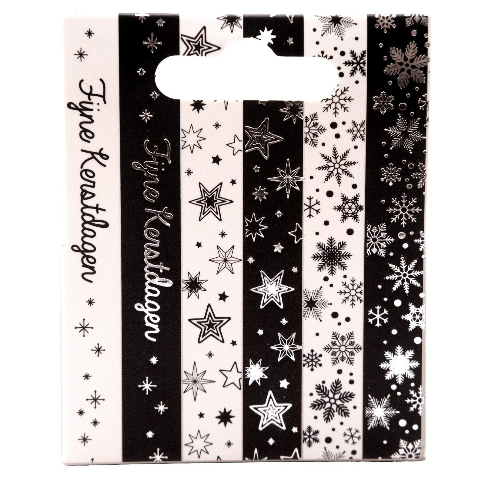 Studio light • essentials washi tape black white nl silver