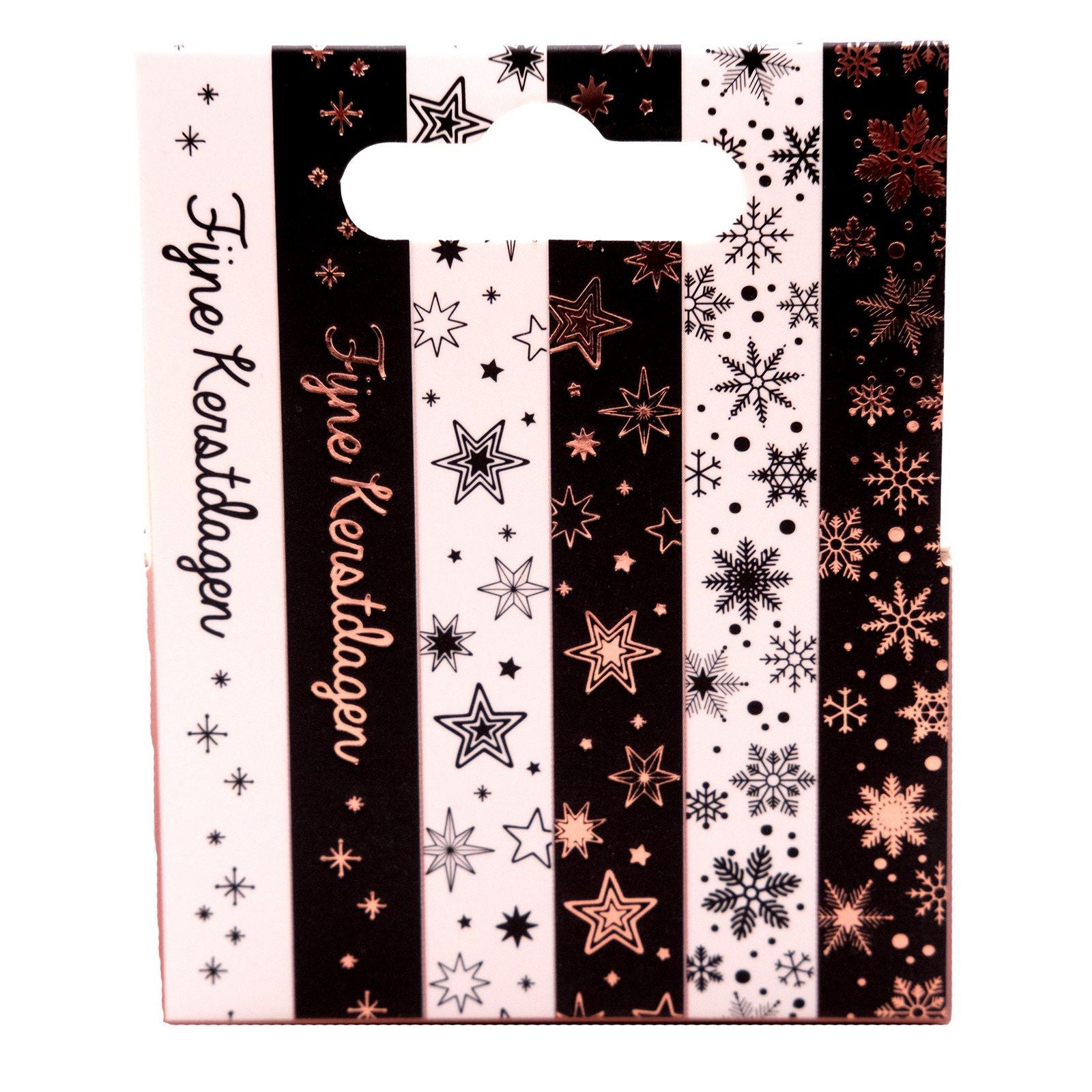 Studio light • essentials washi tape black white nl rose gold