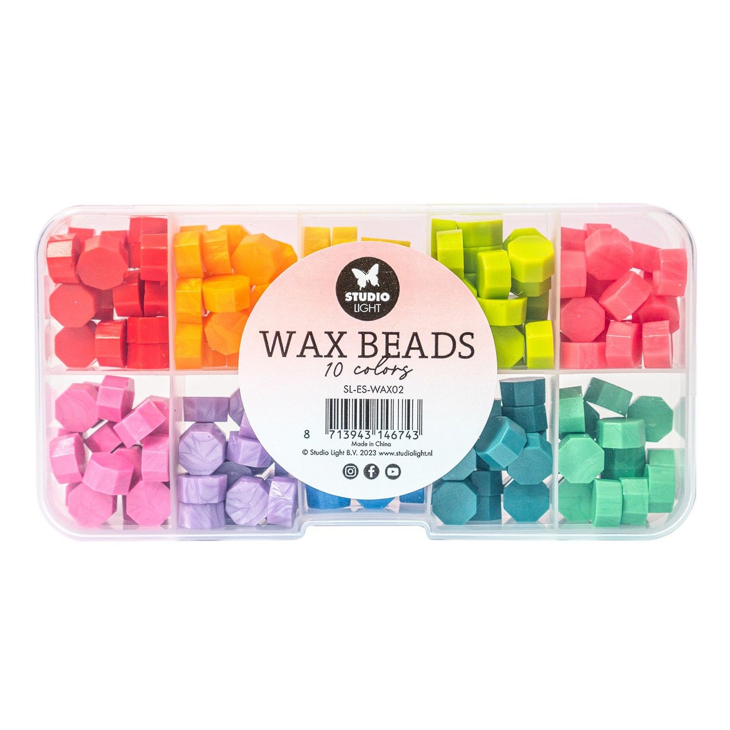 Studio light • essentials tools wax beads 10 colors bright