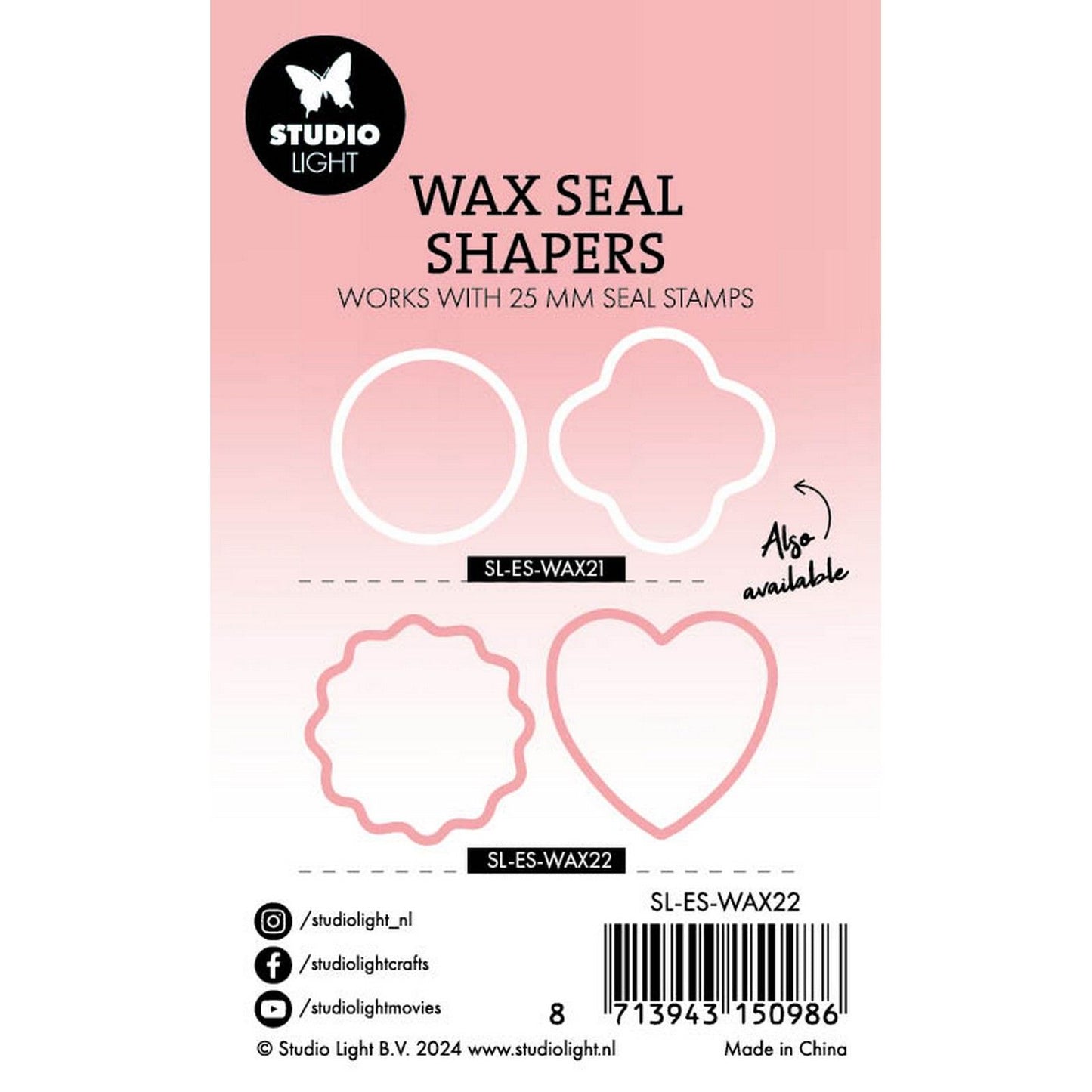 Studio light • essentials tools wax shapers scallop heart