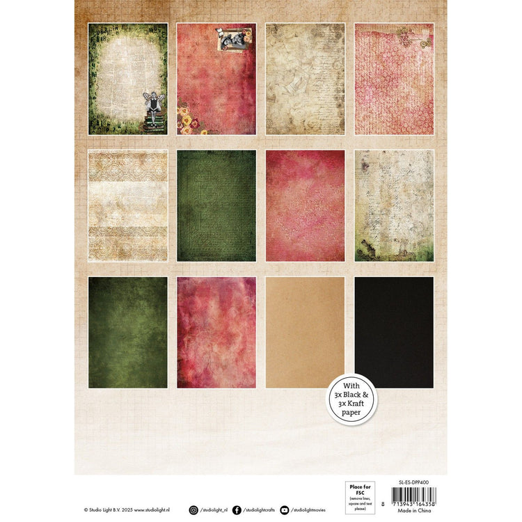 Studio light • grunge collection designer paper pad background papers