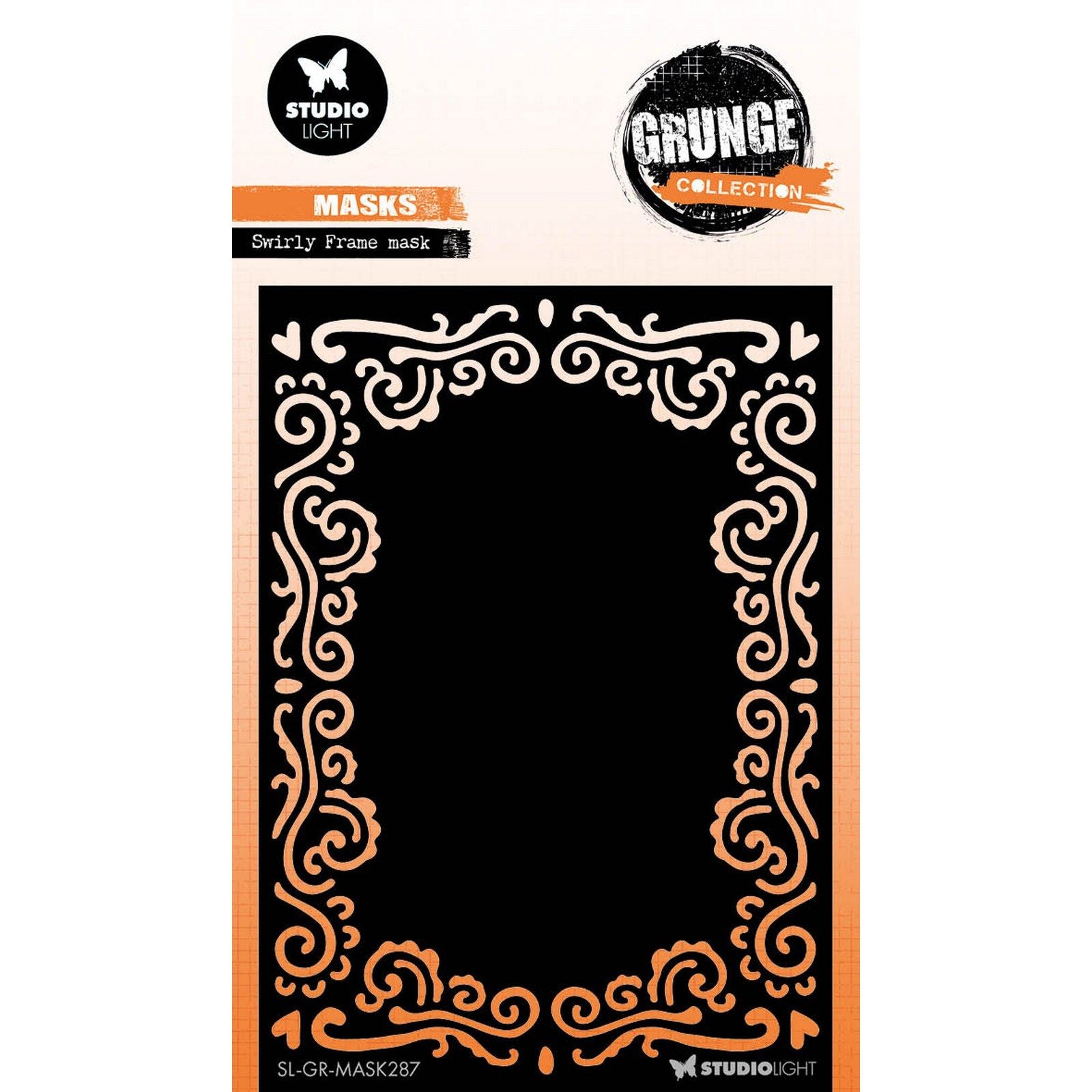 Studio light • grunge collection mask swirly frame