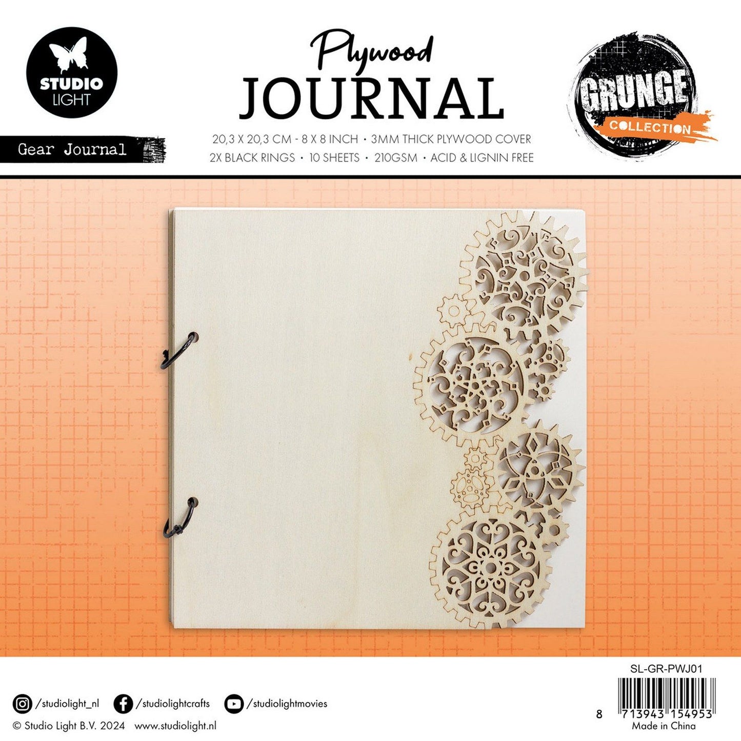 Studio light • grunge collection plywood journal gear