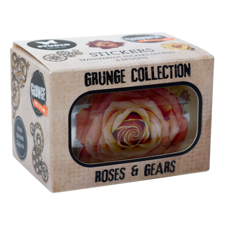 Studio light • grunge collection clear stickers vintage roses