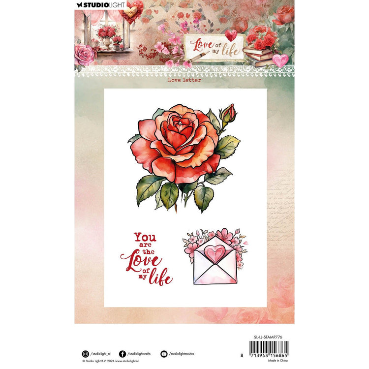 Studio light • love of my life clear stamps love letter