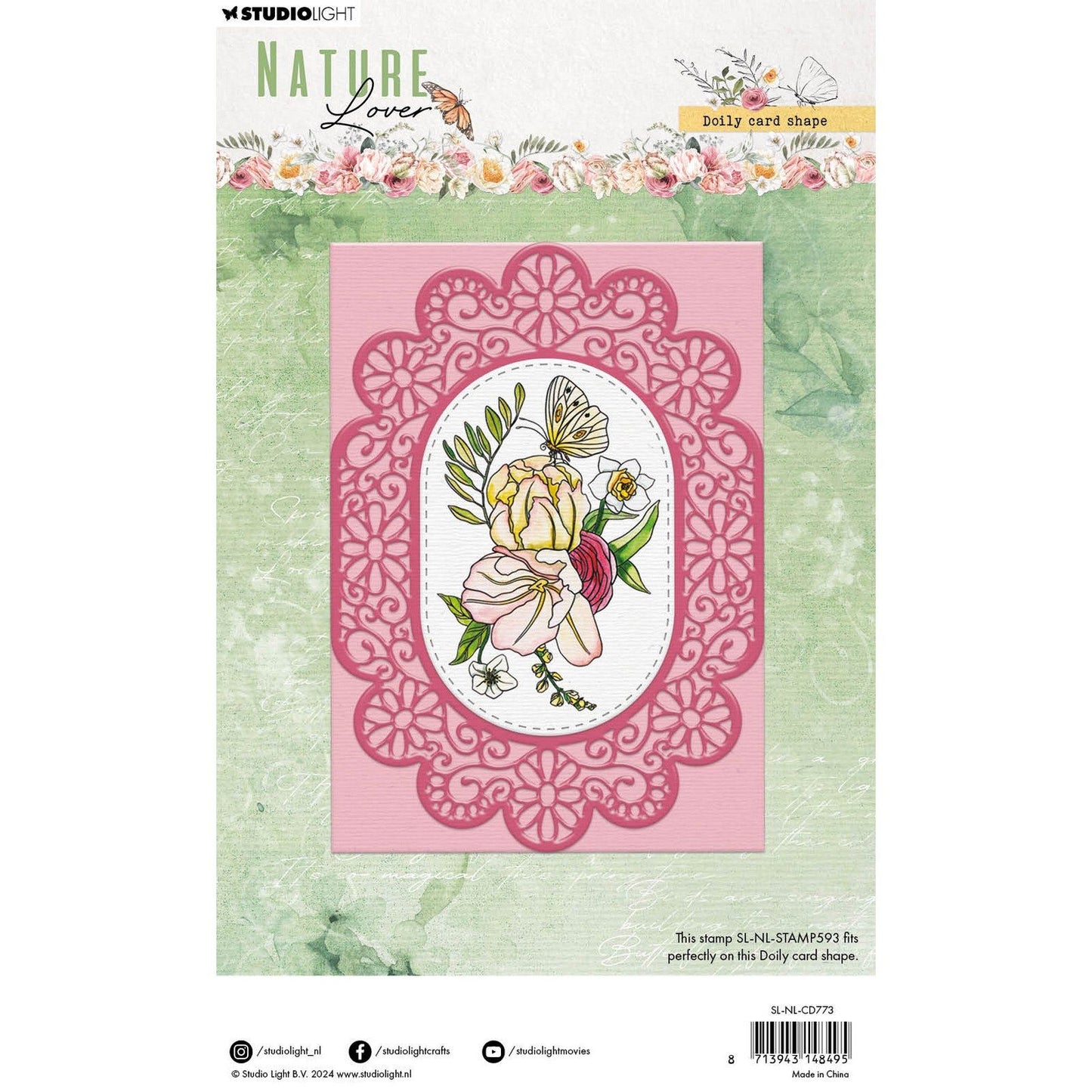 Studio light • nature lover cutting dies doily card shape