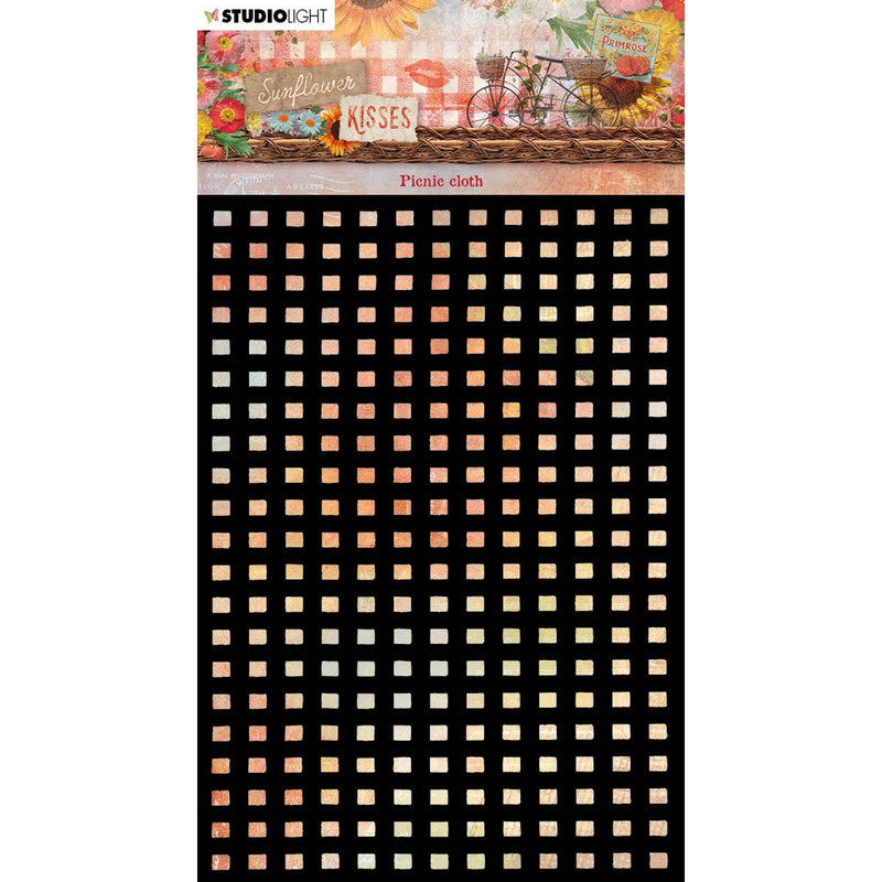 Studio light • sunflower kisses mask picnic cloth