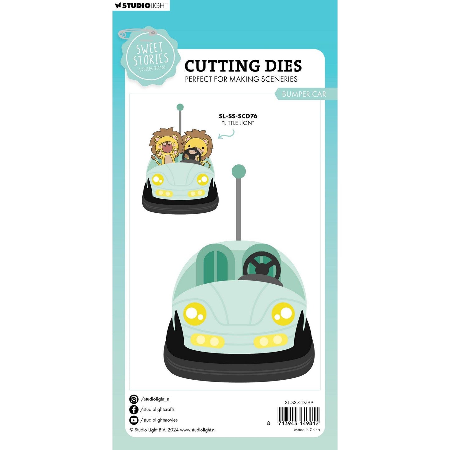 Studio light • sweet stories cutting die bumper car