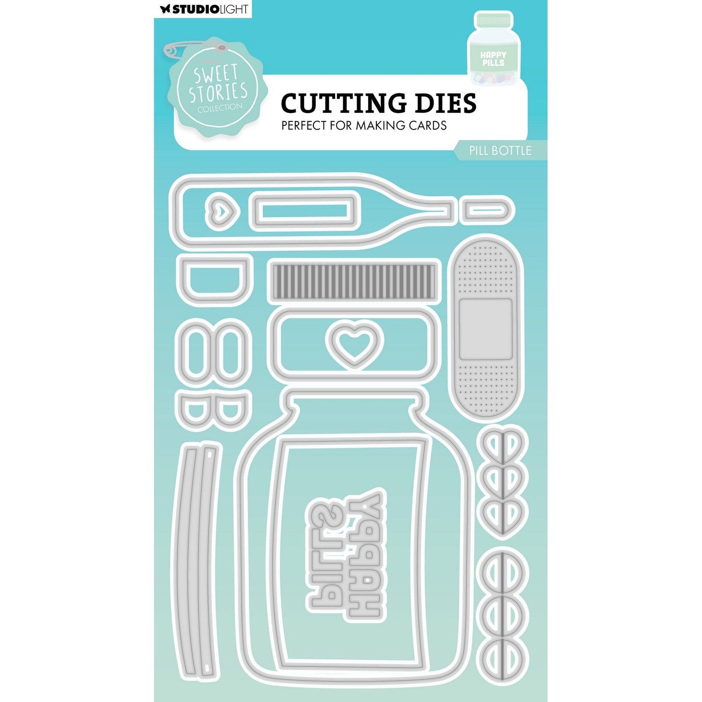 Studio light • sweet stories cutting die pill bottle