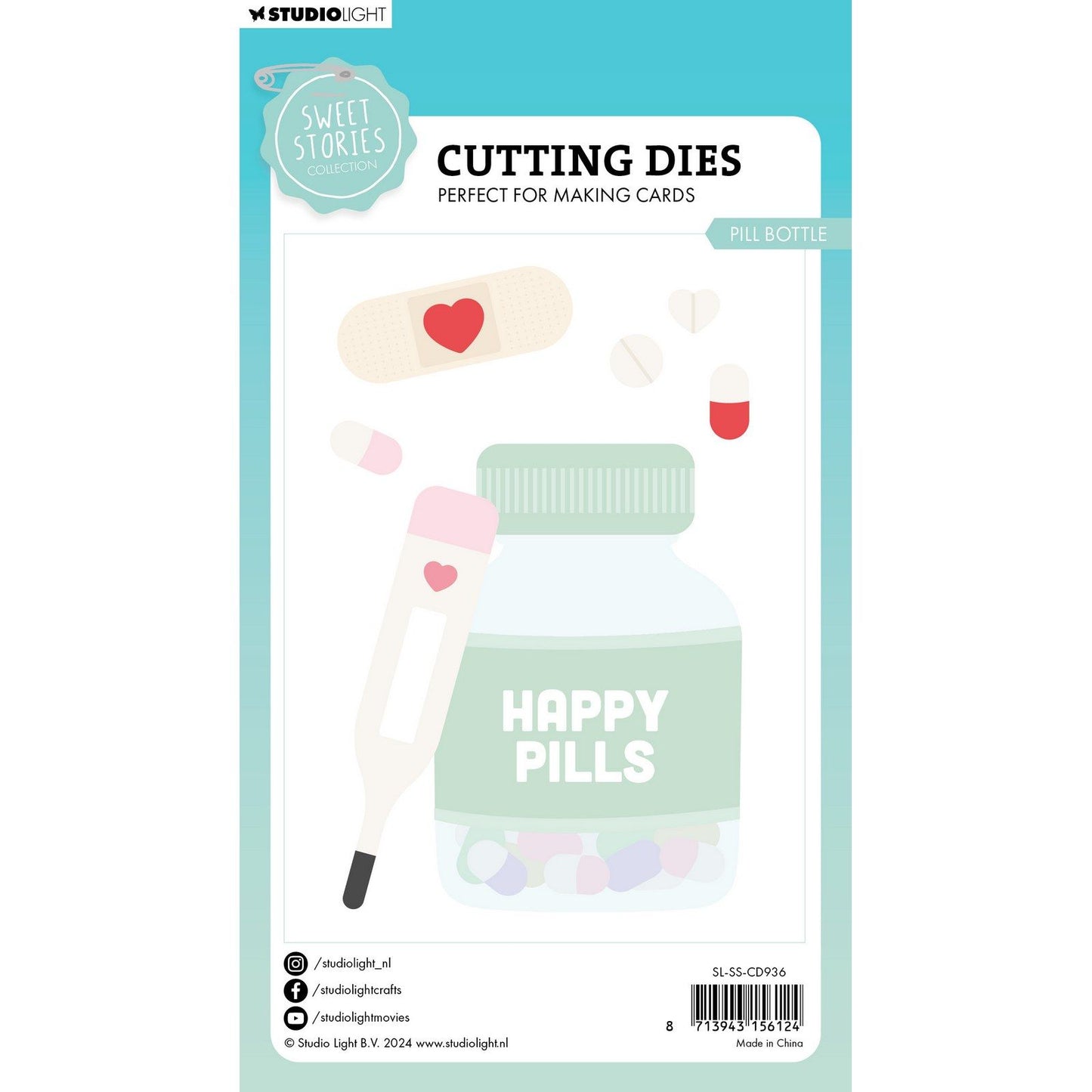 Studio light • sweet stories cutting die pill bottle