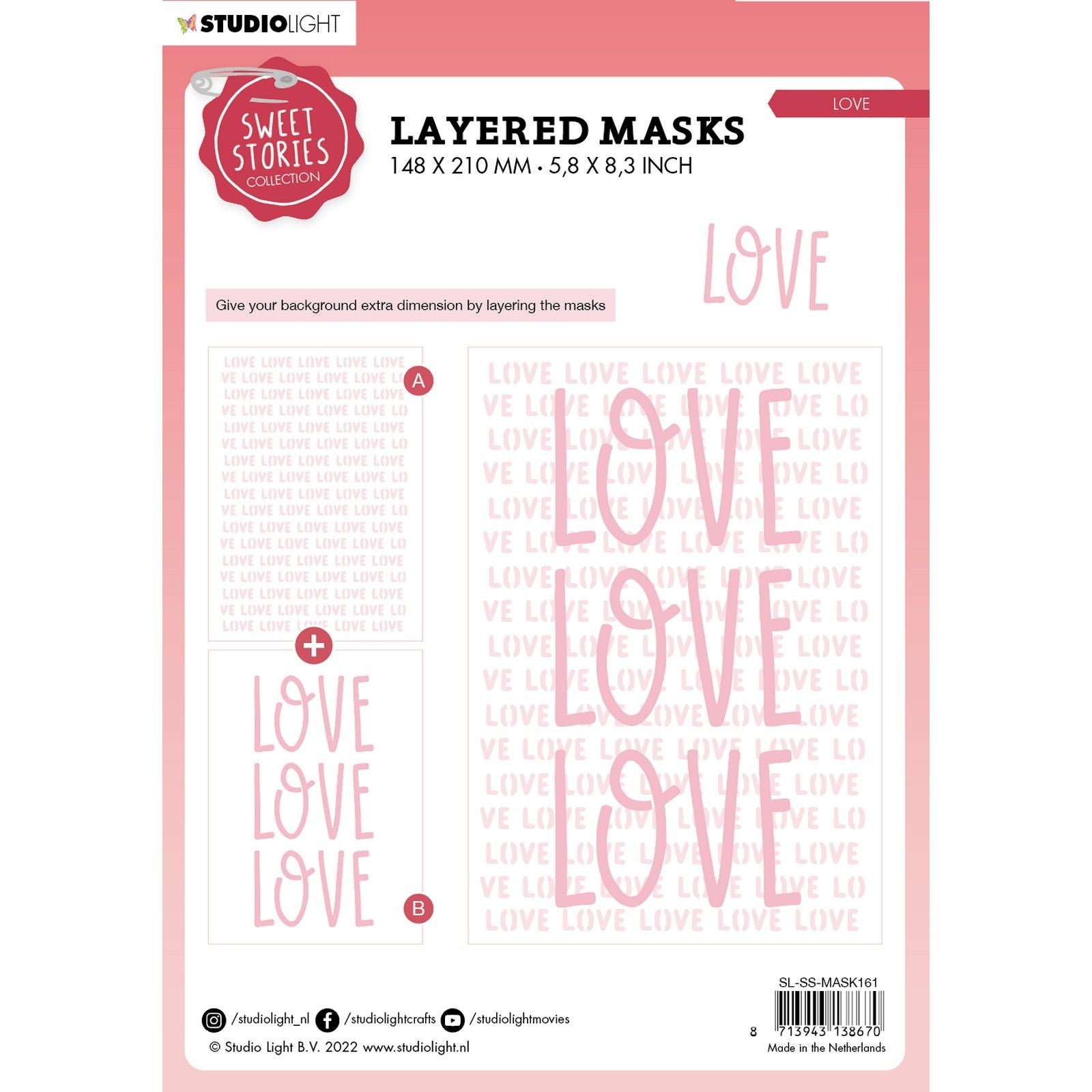 Studio light • sweet stories mask love