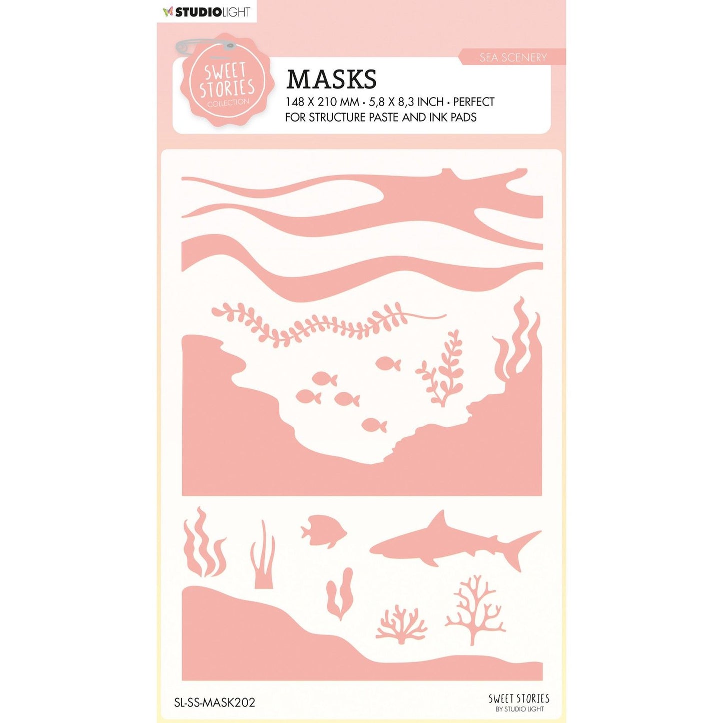 Studio light • sweet stories mask sea scenery