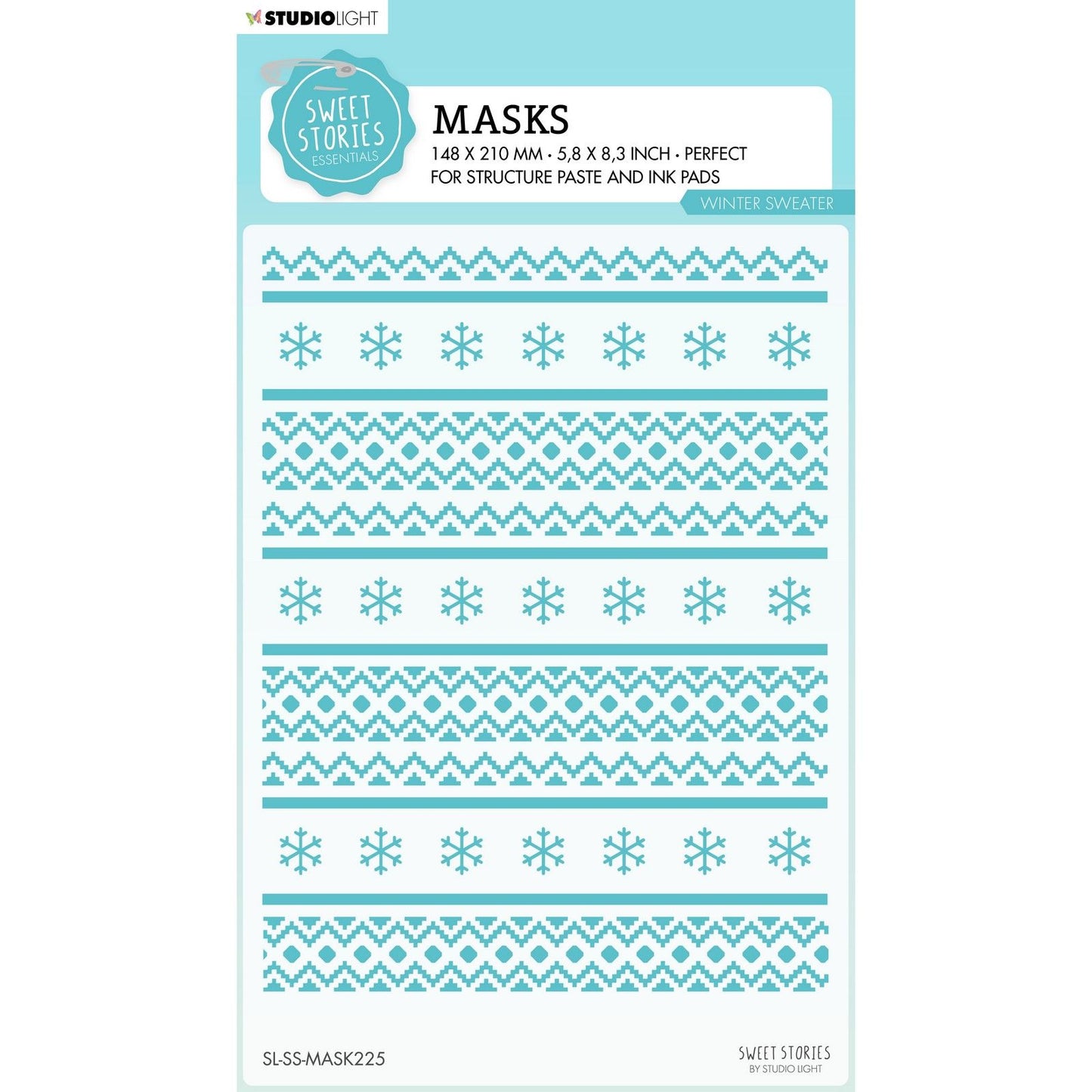 Studio light • sweet stories mask winter sweater