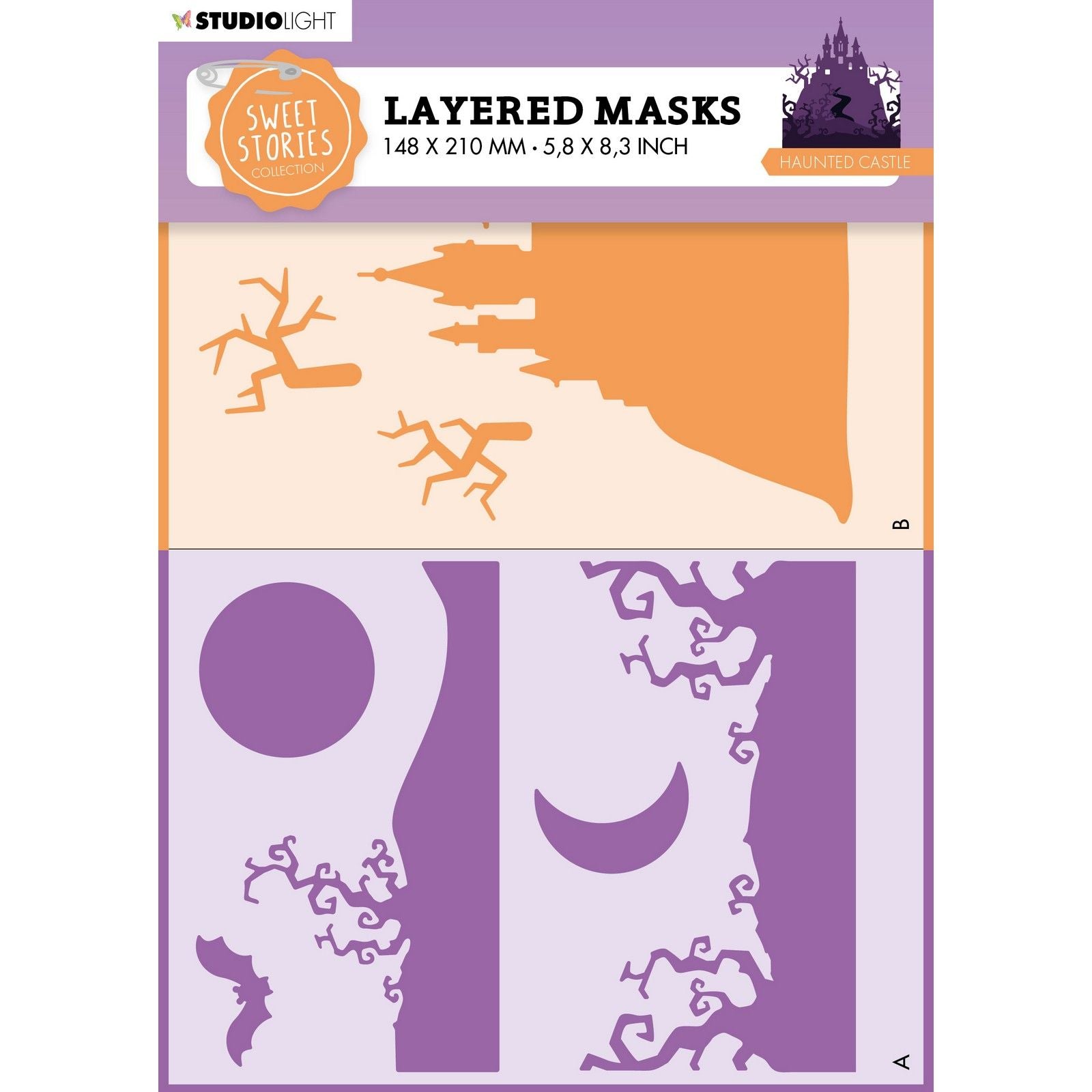 Studio light • sweet stories mask haunted castle