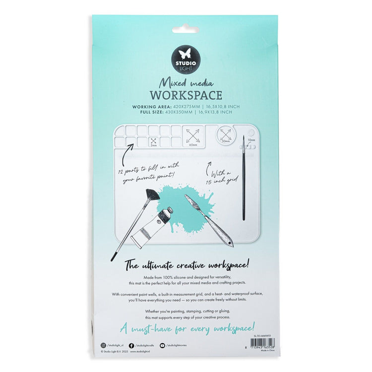 Studio light • tools mixed media workspace heat resistant and waterproof