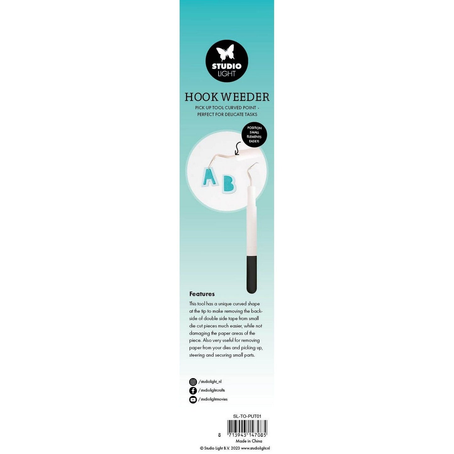 Studio light • essentials tools hook weeder pickup tool curved point
