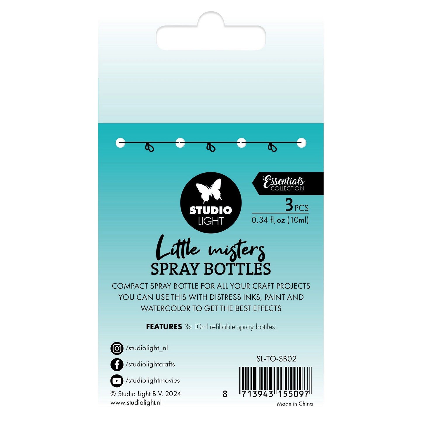 Studio light • essentials spray pen mini misters 3pcs