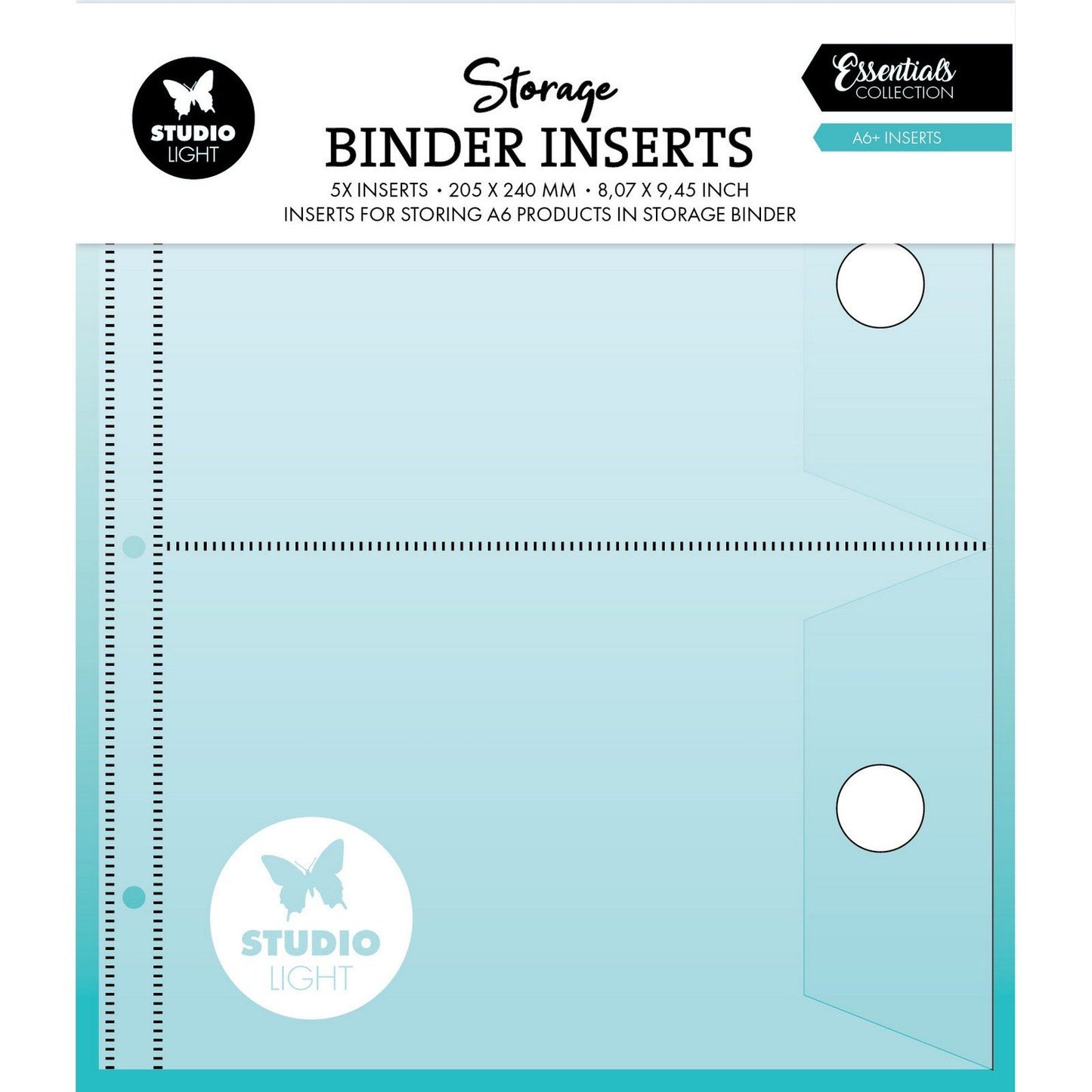 Studio light • essentials storage inserts a6 5pcs
