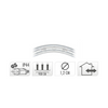 Slangverlichting led wit 900cm