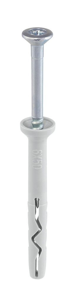 Steelies ultimate slagplug nylon 8x160 verzonken kraag pz2 verzinkt | 50 stuks - kea10801601