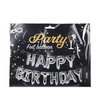 Slinger ballon folie happy birthday goud 40cm