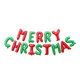 Slinger ballon folie merry christmas 40cm