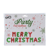 Slinger ballon folie merry christmas 40cm - afbeelding 2