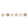 Slinger confetti roze wit goud 200cm 2 stuks