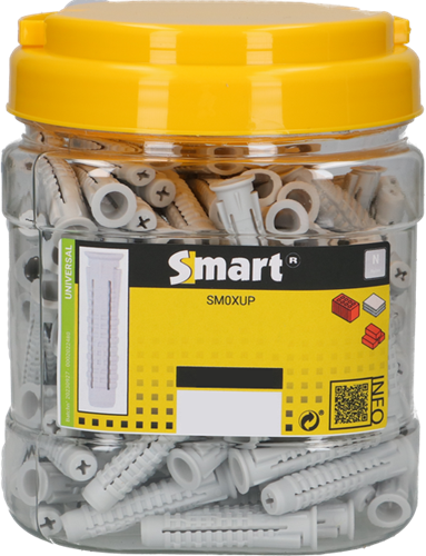 Pgb-europe smart nylon universeelplug xup 10x50 150 - sm0xupn00100050n