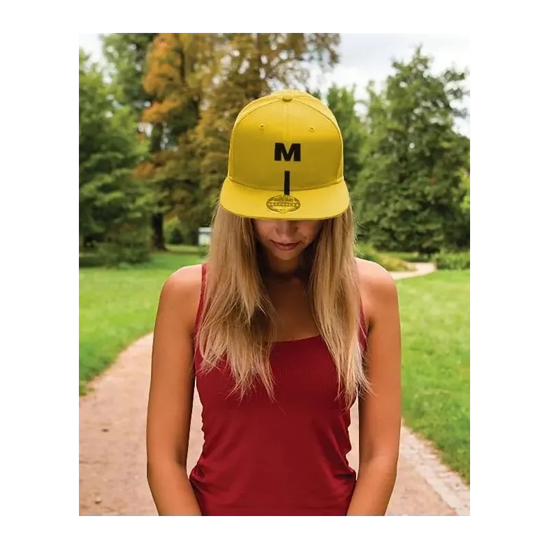 snapback cap mibo yellow