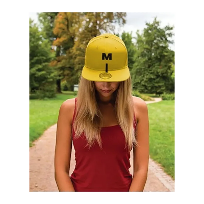 snapback cap mibo yellow