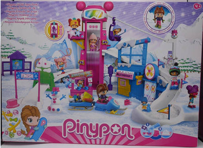 pinypon sneeuw park met wel 40 accessoires en 1 speelfiguur