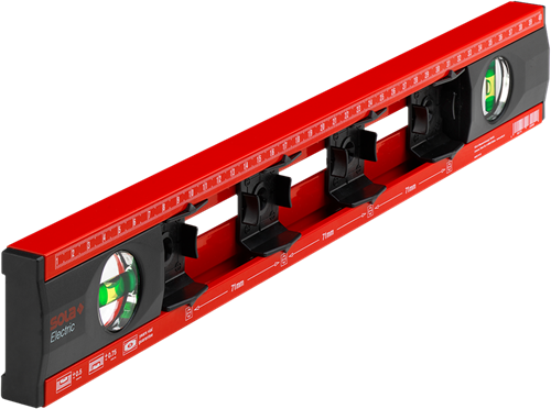 Sola aftekenwaterpas electric 40cm 2 libellen 0,50mm m 4 schuiven - 69057101