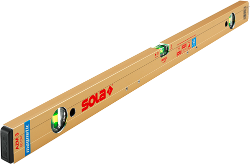 Sola alu blokwaterpas azm3 120nd 120cm 3 libellen 0,50mm m magnetisch - 01823401