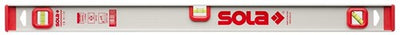 Sola alu-waterpas i-prof. met 45° libel i5 30, 30cm 3 libellen 1,00mm m zilver - 01254301 - 01254301