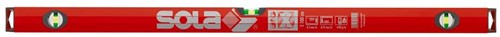 Sola alu-waterpas x-profiel bigx3 150, 150cm 3 libellen 0,50mm m rood - 01373501 - 01373501