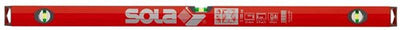 Sola alu-waterpas x-profiel bigx3 150, 150cm 3 libellen 0,50mm m rood - 01373501 - 01373501