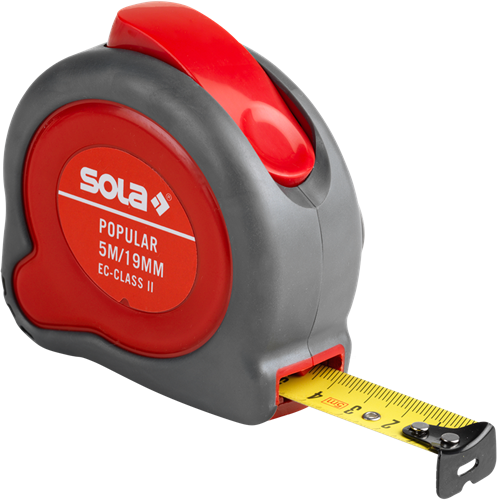 Sola popular pp5 rolbandmaat - 5 meter x 19 mm – 50024301
