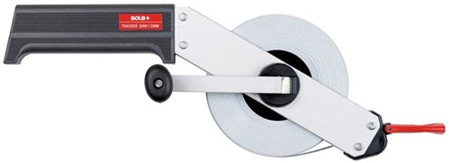 Sola stalen landmeter 50mtr tracker tr50, eindhaak, wit eg-klasse 2 sb - 50051201 - 50051201
