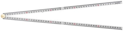 Sola vouwduimstok kunststof 2mtr 10-ledig wit, wit, eg-klasse 3 hk2 10w sb - 53030201 - 53030201