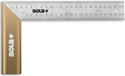 Sola winkelhaak 250x145mm srb250 alu blok,, rvs been - 56012101 - 56012101